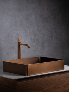 Раковина AltroBagno Astro 001020 BrAn из нержавеющей стали бронза состаренная